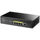 2. Cudy GS1005PTS1 Gigabit-Ethernet (10/100/1000) Netzwerkanschlüsse mit PoE-Unterstützung, Schwarz