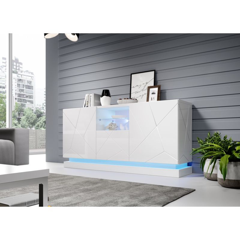 4. QIU 2D1K blaue Kommodenbeleuchtung