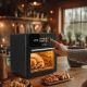 5. GREENBLUE FETTFREIE HEISSLUFTFRITTEUSE, LEISTUNGSSTARK 1800 W, FASSUNGSVERMÖGEN 10 L, 8 PROGRAMME, ZUBEHÖR, TIMER GB950