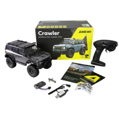 2. RC Crawler Mini-Cabalo AMXRock 4WD 1:16 RTR Grau