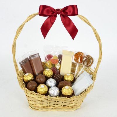 6. GESCHENKKORB 29x18x8CM NATUR