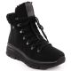 26. Wasserdichte, gefütterte Damen-Trekkingschuhe in Schwarz Rieker 48034-00