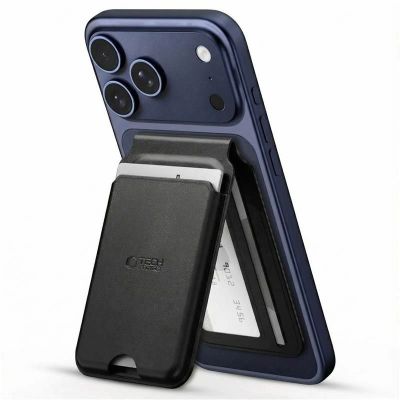 3. Tech-Protect MagWallet Stand MagSafe Universalhülle – Schwarz