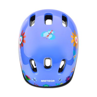 4. Meteor KS06 S Fahrradhelm 48-52 cm Gartenblau 24815