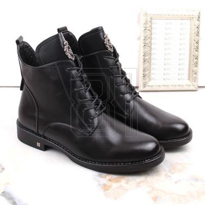 5. Schnür- und Reißverschlussstiefeletten Potocki W WOL171B schwarz