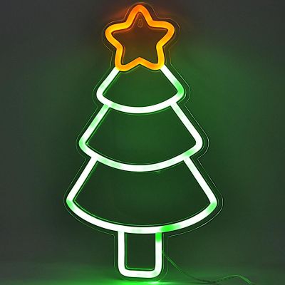 5. NEON-LAMPENFIGUR WEIHNACHTSBAUM