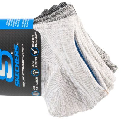 3. Skechers 6er-Pack Jungen-Socken ohne Frottee S112222-GRY Grau 31-34