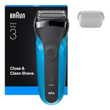 Braun Series 3 310s Folienrasierer/Trimmer, Schwarz, Blau