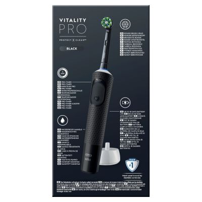 16. Oral-B Vitality Pro D103 Box Schwarze Zahnbürste