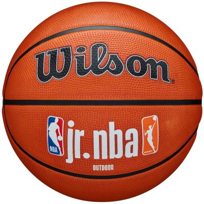 10. Wilson Jr NBA Logo Auth Outdoor-Basketball WZ3011801XB6