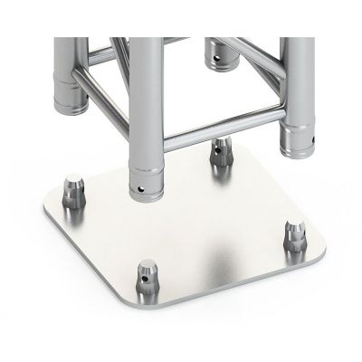 STAND4ME BASE QUADRO ALU 290 31x31 SILBER