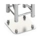 STAND4ME BASE QUADRO ALU 290 31x31 SILBER