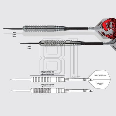 3. Harrows Silver Arrows Steeltip Darts HS-TNK-000013162