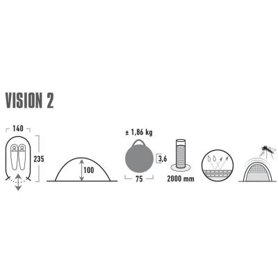 21. High Peak Vision 2 Zelt 10281