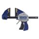 5. IRWIN 10505943 Zimmermannszwinge 30 cm Schwarz, Blau, Grau