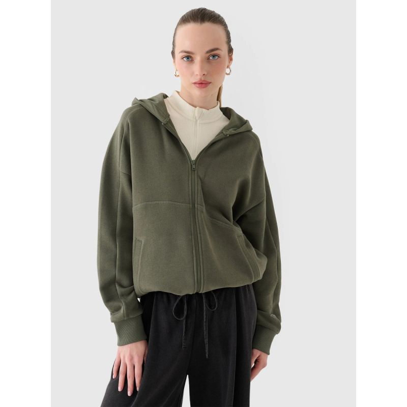 Damen-Sweatshirt mit Kapuze, 4F 4FRAW24TSWSF2055-43S