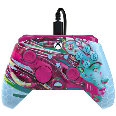 10. PDP REMATCH GLOW Fortschrittliches, mehrfarbiges USB-Gamepad (Analog/Digital) für PC, Xbox One, Xbox Series S und Xbox Series X