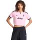 adidas Juventus 26/27 Auswärtstrikot, kurz geschnitten, Damen, Pink/Schwarz, KB8842