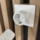 5. Entac ES-3S-RC Netzsteckeradapter Weiß