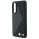 6. BMW Leather Oversized Stripes MagSafe Hülle für Samsung Galaxy S25 Edge - Schwarz