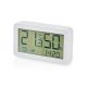 5. Nedis ZBSC30WT Digitale Wetterstation, weißes LCD-Display, batteriebetrieben