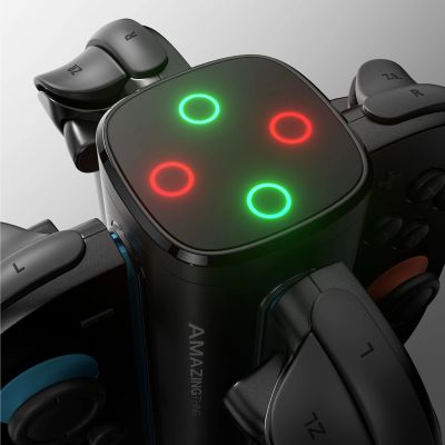 7. AmazingThing Thunder Pro PlayDock Ladegerät für Nintendo Switch 2 Controller - Schwarz
