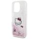 6. Hello Kitty Liquid Glitter Sweet Kitty Bows MagSafe Hülle für iPhone 16 Pro Max – Weiß
