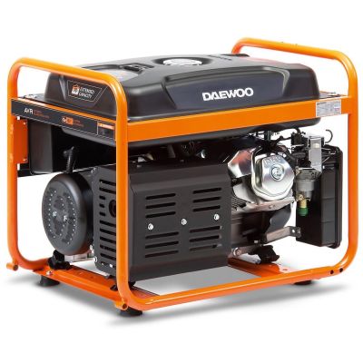 6. Daewoo GDA 6500 Generator, 5000 W, 30 l, Benzin, Orange/Schwarz