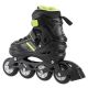 3. NILS EXTREME NH18191 2IN1 ROLLERSCHUHE SCHWARZ-LIMETTE GRÖSSE L (39-43) MIT AUSTAUSCHBAREM HOCKEYBLATT