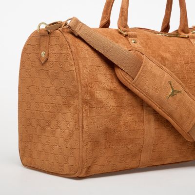 3. Air Jordan Jam Suede Monogram Sporttasche für Damen, Cognac - MA9205-X6X