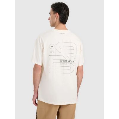 2. Oversize-T-Shirt für Herren mit Aufdruck 4F 4FRAW25TTSHM3220-11S