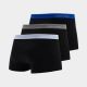 3. Calvin Klein Herren-Boxershorts Relaxed, 3er-Pack, modisch, aus Baumwolle, schwarz/blau