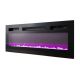 6. EVA-TV-Schrank mit elektrischem Kamin 180x40x52 Graphit/Glanzgraphit