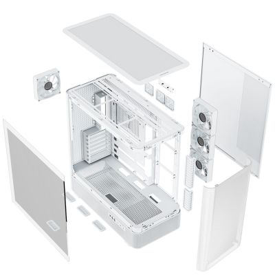 11. MODECOM VOLCANO AQ 300 ARGB MIDI-HÜLLE WEISS