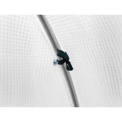 11. Gewächshaus-Gartentunnel 200x200x200CM PE-Konstruktion Weißer Stahl