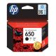 HP Schwarze Tintenpatrone HP 650, HP650=CZ101AE, 360 Seiten, 6,5 ml