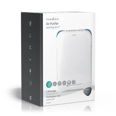 9. Nedis AIPU200CWT Luftreiniger 25 m² 54 dB 50 W Weiß