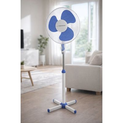10. Esperanza HURRICANE EHF001WB Standventilator (weiß)