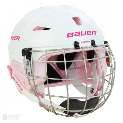 4. Bauer LIL Sport Yth Combo Hockeyhelm