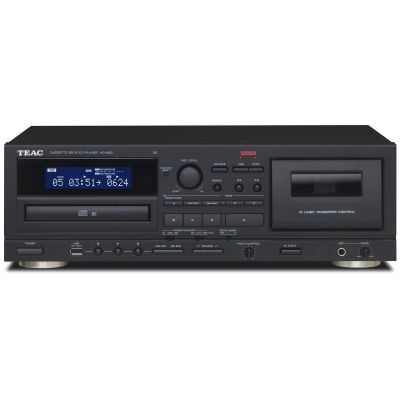 TEAC AD-850-SE/B CD-Player, Schwarz, Tragbarer CD-Player