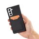 9. Magnet Kartenetui für Samsung Galaxy S22+ (S22 Plus) Tasche Wallet Kartenhalter Schwarz