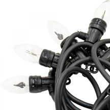 LICHTERKETTE MIT FLAMMENIMITIERUNG, 10 LEDs