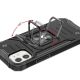 5. Wozinsky Ring Armor iPhone 14 Plus Hybrid-Schutzhülle + Magnethalterung Schwarz