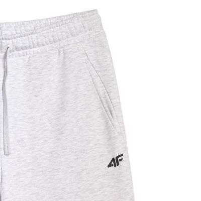 5. Herrenhose 4F CAS M1140 cooles hellgrau meliert 4FWMM00TTROM1140 27M