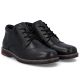 4. Bequeme Herren-Ankle-Boots aus Leder, gefüttert, schwarz, Rieker 10504-00