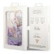 8. Ratet Guess , GUHCP14MLFLSU iPhone 14 Plus 6,7 "violett / lila Hardcase Flower Liquid Glitter