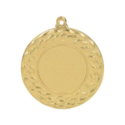 6. Goldmedaille mit Platz für ein 25-mm-Emblem – Stahlmedaille