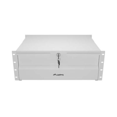 8. LANBERG Schublade für Schränke 19" 4U 360MM GRAU