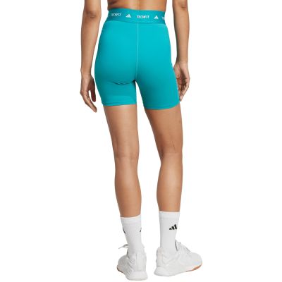 9. adidas Techfit Türkis Damen Shorts JW7561