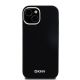 3. DKNY Flüssigsilikon-Hülle mit kleinem Metalllogo und MagSafe-Funktion für iPhone 15 / 14 / 13 – Schwarz